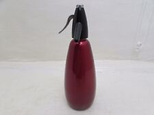 Vintage Retro BOC Sparklets England Soda Syphon Bottle In Red 1960/70s 
