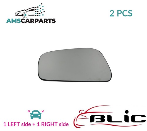 Rear view mirror glass - view, pair