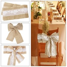 1-100PCS Hessian Burlap Chair