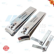 Toe Nail Clippers Cutters Nippers Chiropody Thick Manicure Front Side Finger CE