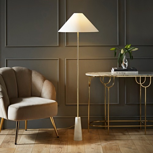 Marble base floor lamp - marble,