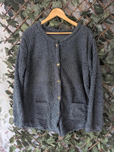 Ladies charcoal grey teddy - ladies,