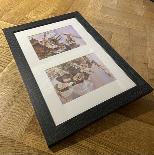 Double framed print - framed, terry