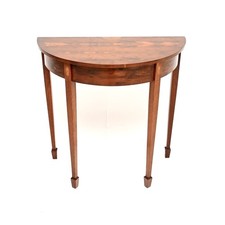 Antique Inlaid Yew Wood