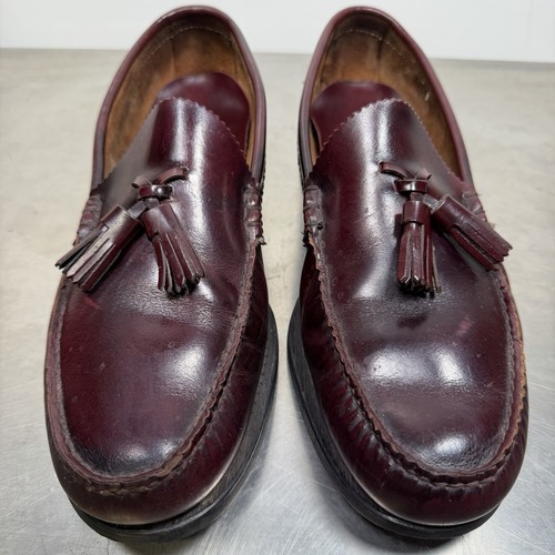 Bass co burgundy - &, leather