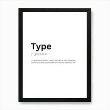 Type Definition Meaning Art
