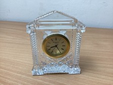 Waterford Crystal Grecian Mantel Clock Spares Or Repairs
