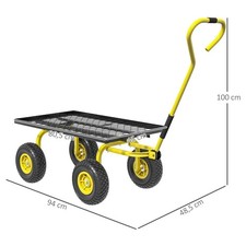 150kg capacity garden trolley - 150kg,