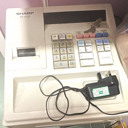 Sharp a137 electric cash - sharp, xe-a137