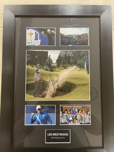Lee westwood signed framed - lee,