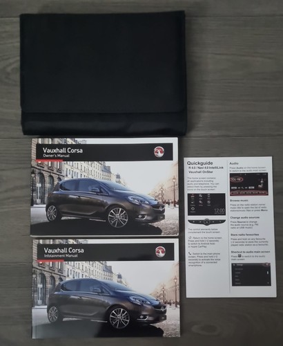 Vauxhall corsa owners manual - corsa,