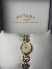 rotary Oval ladies 9ct gold