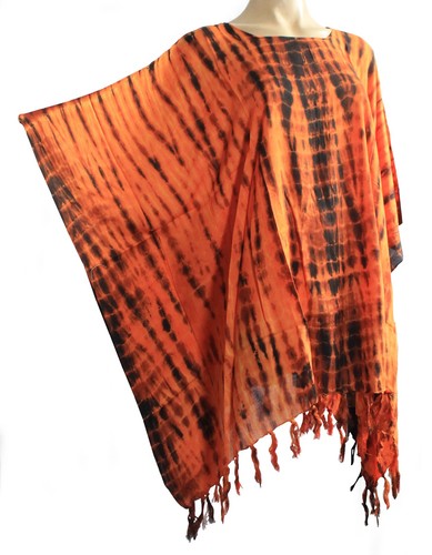 Orange black hand painted - orange/black, hand-painted