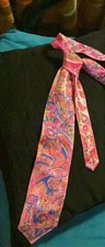 pinkfunky silk tie hand