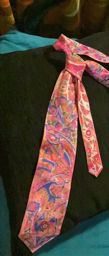 Pinkfunky silk tie hand - silk,