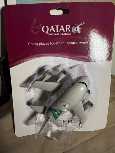 Qatar a380 pullback plane - qatar,