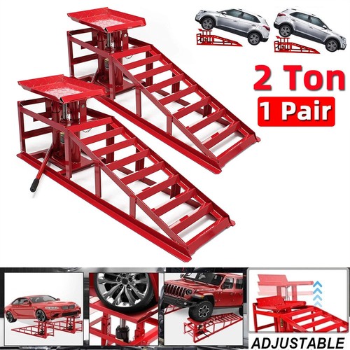 Ton hydraulic car ramps - 4,