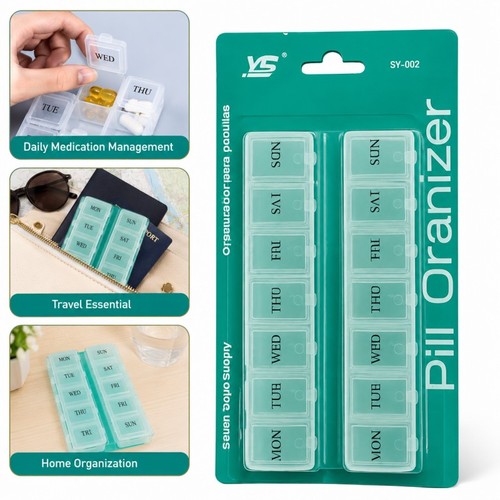 Day weekly pill box 14 - weekly,