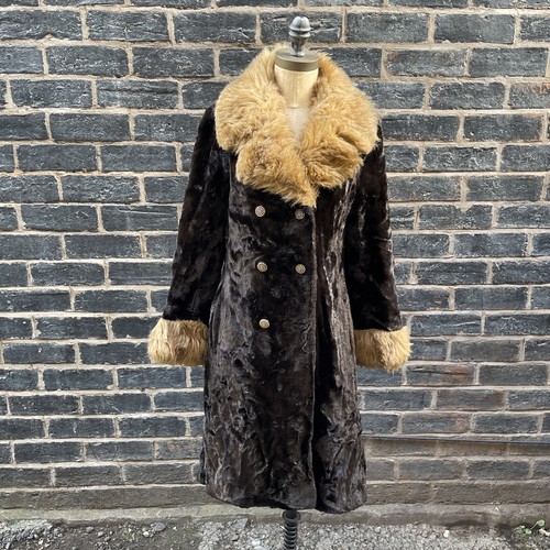 Vintage 70s canda brown velvet - canda,