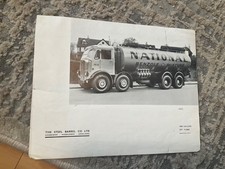 AEC RIGID CHASSIS TANKER SALES SHEET.