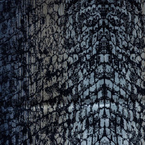 Blue velvet snake skin - velvet,