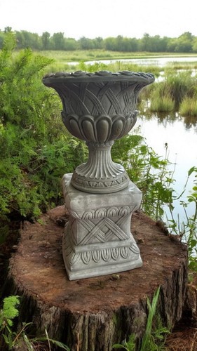 Latex and fibreglass mould pot - fibreglass,