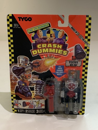 Crash dummies piston head - dummies,