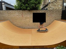 Skateboarding ramp / skate ramp / half pipe mini (3'H x 8'W x 16'L) - FOR SALE