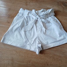 Zara Smart Cream Shorts Size S