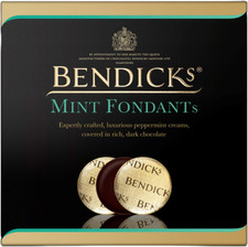 Bendicks Dark Chocolate Mint Fondants, Smooth Fondant Centers Coated in Dark Cho