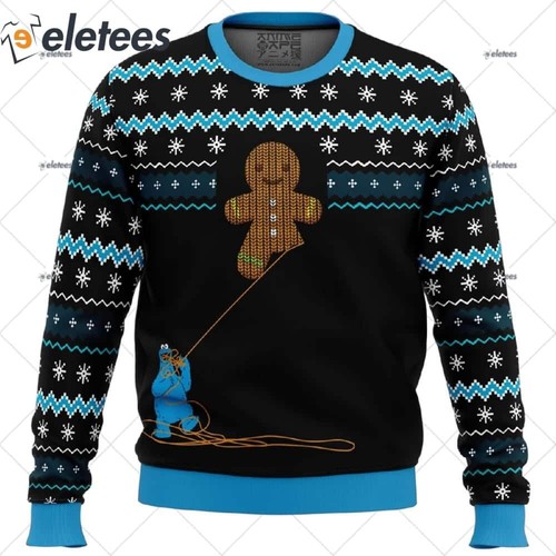 Gingerbread cookie monster - gingerbread,