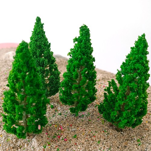 10pc 8cm model pine tree - model,