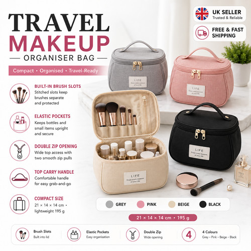 Makeup bag large capacity - makeup,