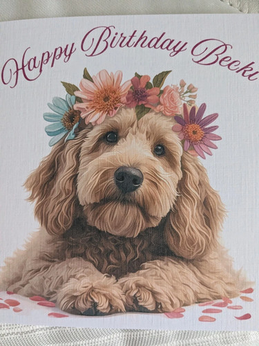 Personalised adorable cockapoo - adorable,
