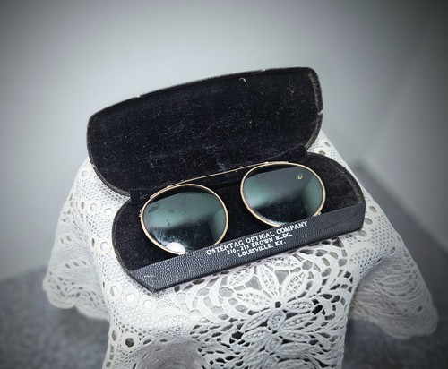 Vintage clip sunglasses - vintage,