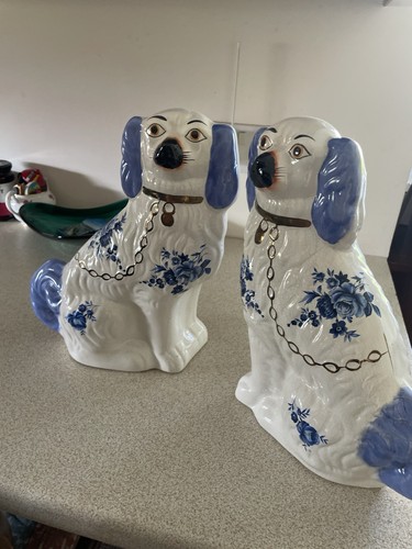 Pair hand painted - of,