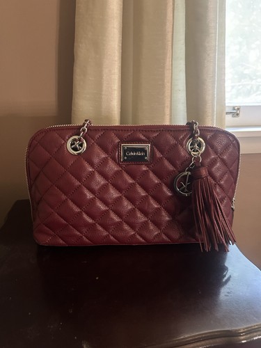 Calvin klein burgundy - calvin, shoulder