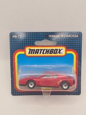 MATCHBOX MB 75 FERRARI Testarossa 1993 Mint Blister Pack 