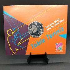  2011 50p Table Tennis Carded