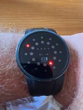 The One Unisex Binary Quartz Watch with Rubber Strap SLR202R3