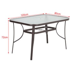 2/4/6 Seater Garden Dining Furniture Outdoor Table & Chairs Coffee Bistro Cafes