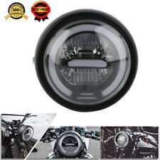 6.5" inch Motorcycle LED Round Headlight For Harley Cafe Racer