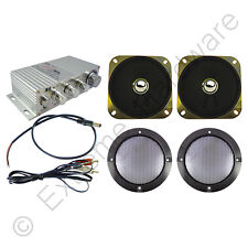 Wangma WM-333 Stereo Amplifier & 2 x Speakers Kit for Arcade Machine Cabinet