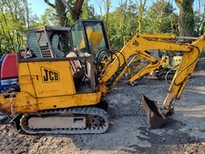JCB 801 1989 Mini Digger Excavator Dismantling For Parts  !!!exhaust Only !!!