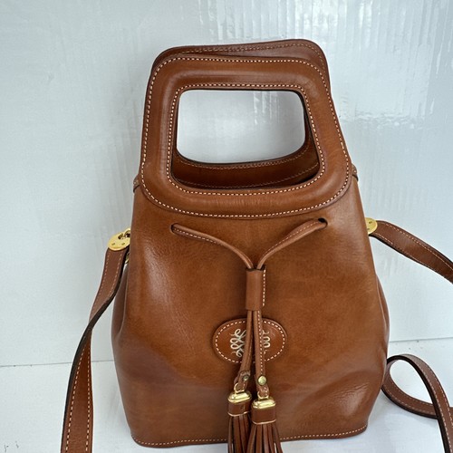 Vintage brown italian leather - italian,