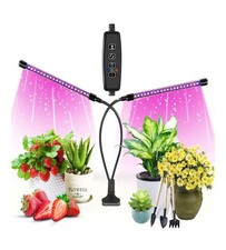 LED Grow Lights for Indoor Plants Full Spectrum, Adjustable 2 arm