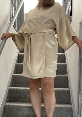 Satin robe size - size, xxl
