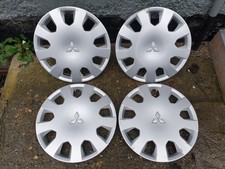 Set of Genuine Mitsubishi Colt 14" Wheel Trims Hub Caps x4 Mirage Spacestar