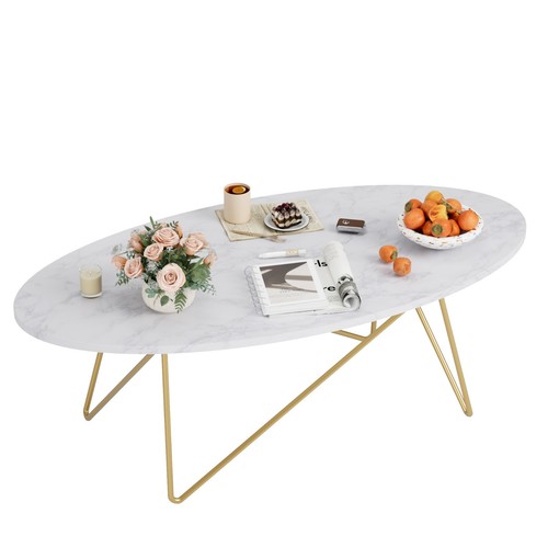 Oval coffee table - oval,
