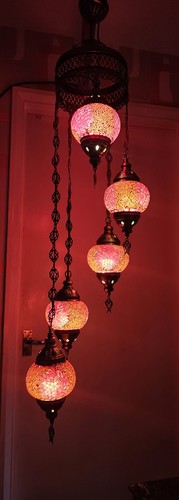 Turkish moroccan light - 5, red